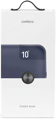 Пауэрбанк Rombica NEO Bus Navi, 10000mAh - Blue (PBN-0001)