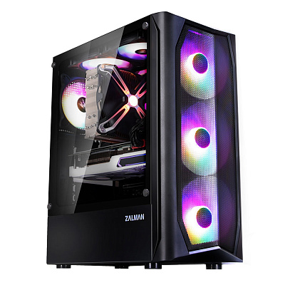 Корпус Zalman N4 Rev.1, Midi Tower, Черный (N4 BLACK)