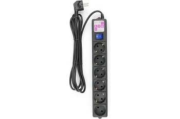 Сетевой фильтр Power Cube, 3м, 6 розеток, Черный (SPG6-B3M) Сетевой фильтр Power Cube, 3м, 6 розеток, Черный (SPG6-B3M)