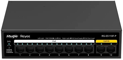 Коммутатор Ruijie Reyee RG-ES110F-P PoE (RG-ES110F-P)