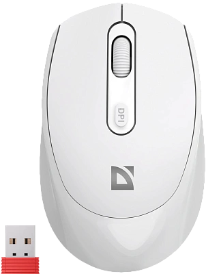 Мышь Defender Vision MS-376, White (52377)