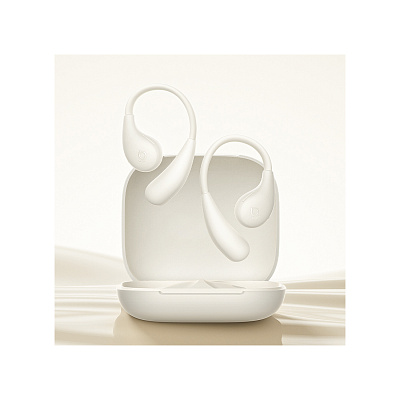 Наушники Baseus Bass BF1 Lite Open-Ear True Earbuds Starlight Off-White (A0102E03)