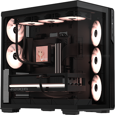 Компьютерный корпус Formula V Crystal Z7 PA Black (Crystal Z7 PA Black)