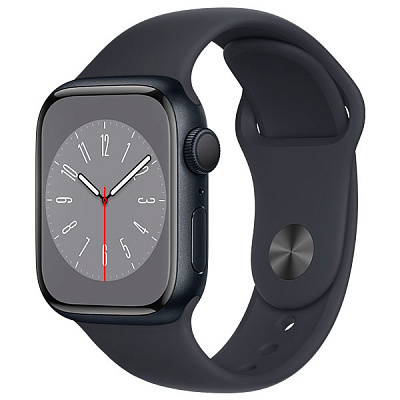 Смарт-часы Apple Watch Series 8, 41mm, 32GB ROM, Midnight (MNP53GK)