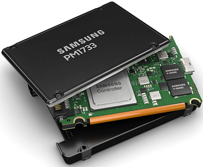 Твердотельный накопитель SAMSUNG PM1733 EVT2 3.84TB Enterprise SSD, 2.5' (MZWLR3T8HBLS-00007)