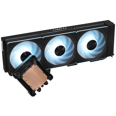 Водяное охлаждение для CPU Lian Li HydroShift II LCD-S 360 CL - Black (G89.GHS2LCDS36CB.00)