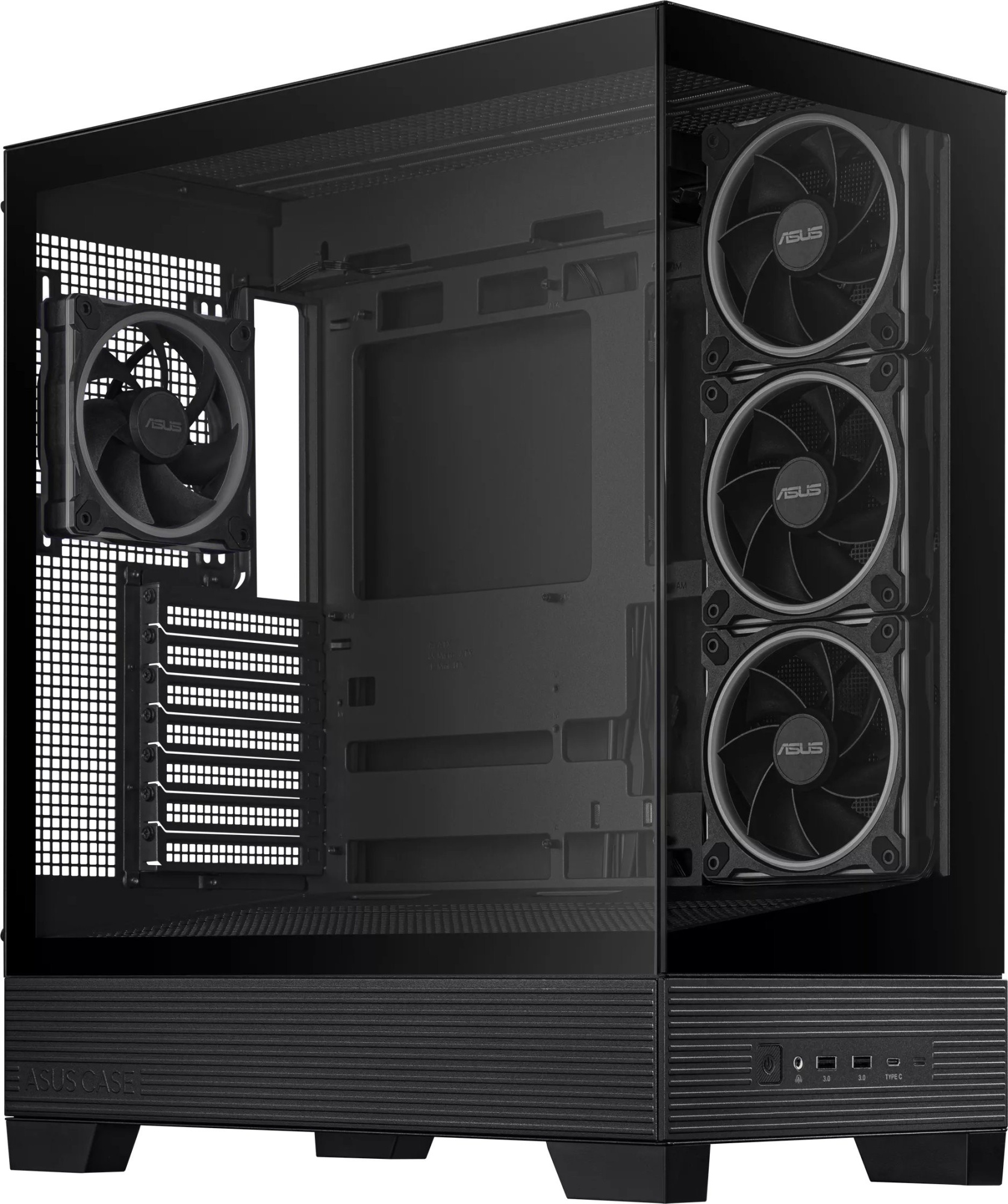 Корпус ASUS A31 PLUS BLACK (A31 PLUS TG ARGB BLACK)