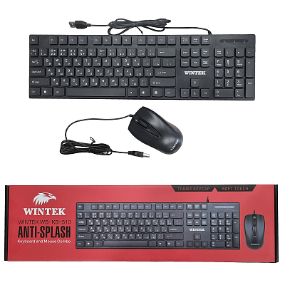 Комплект клавиатура+мышь Wintek WS-KB-510 (WS-KB-510)