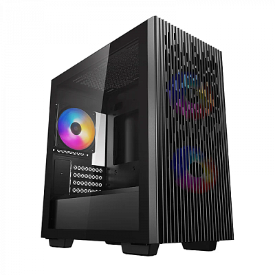 Компьютерный корпус Deepcool MATREXX 40 3FS DP-MATX-MATREXX40-3FS Чёрный (DP-MATX-MATREXX40-3FS)