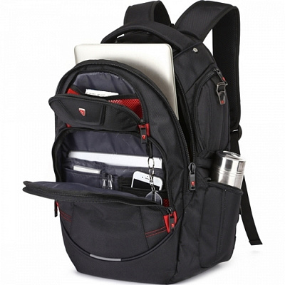 Рюкзак для ноутбука 15.6" Sumdex PJN-303BK, Black, Полиэстер (PJN-303BK)