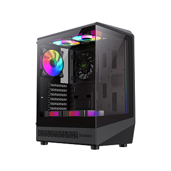 Компьютерный корпус Gamemax Vista COC AB Black без Б/П (1115-3806R0004)