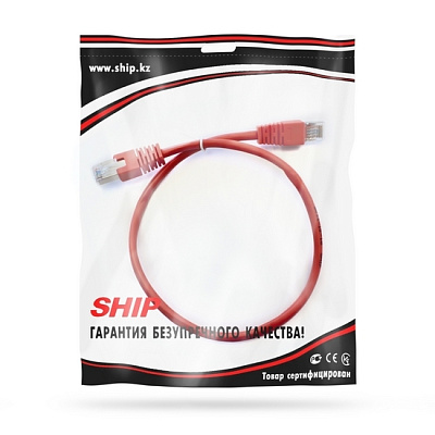 Патч Корд SHIP Cat.5e FTP LSZH RJ-45 0.5 м S4025RD0050-P (S4025RD0050-P)