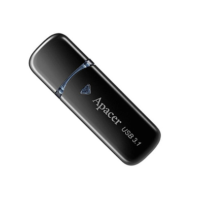 Flash Disk USB 3.1 64 Gb Apacer AH355, черный (AP64GAH355B-1)