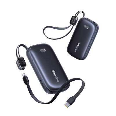 Портативный внешний аккумулятор Baseus EnerFill FC21 Qpow 3 Ultra, 10000mAh 45W - Black (E0027Q00)