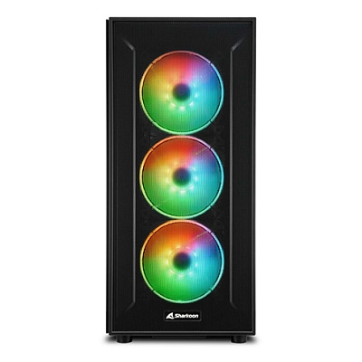 Корпус ПК без БП Sharkoon TG6M RGB 