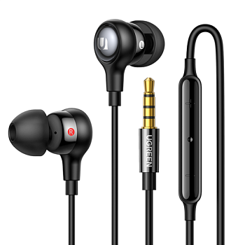 Гарнитура UGREEN EP103 In-Ear Earphones with 3.5mm Plug, 30637 (30637)