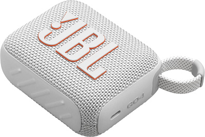 Беспроводная колонка JBL GO 4, White (JBLGO4WHT)