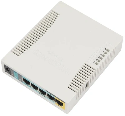 Wi-Fi точка доступа MikroTik RB951Ui-2HnD  RouterBOARD 5UTP&nbsp; (RB951Ui-2HnD)