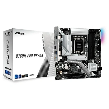  Материнская плата ASRock B760M PRO RS LGA1700 mATX (B760M PRO RS)