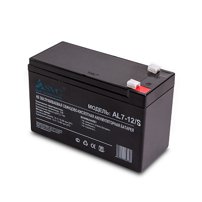 Аккумуляторная батарея SVC AV7-12/S 12В 7 Ач (AV7.5-12/S)