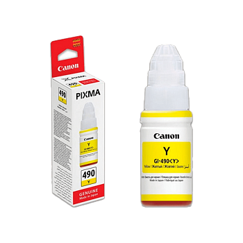 Чернила Canon GI-490  Y  Yellow for G1400/2400/3400 70.0ml (GI-490Y)