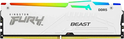 Оперативная память Kingston FURY Beast RGB EXPO DDR5 16GB 6000MT/s, White (KF560C36BWE2A-16)