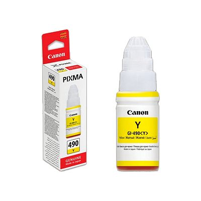 Чернила Canon GI-490  Y  Yellow for G1400/2400/3400 70.0ml (GI-490Y)