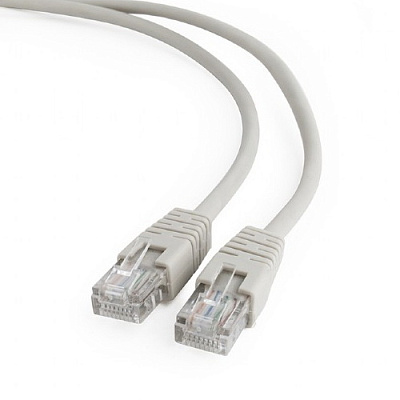 Патч-корд UTP Cablexpert PP12-20M кат.5e, 20м, литой, многожильный (серый) (PP12-20M)