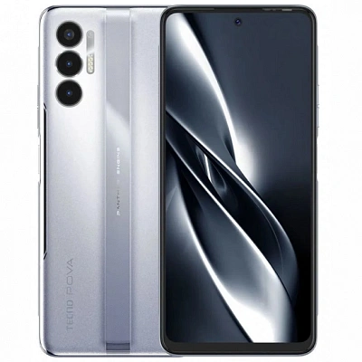 Смартфон Tecno Pova 3, Tech Silver (LF7N/TECH SILVER 128GB)