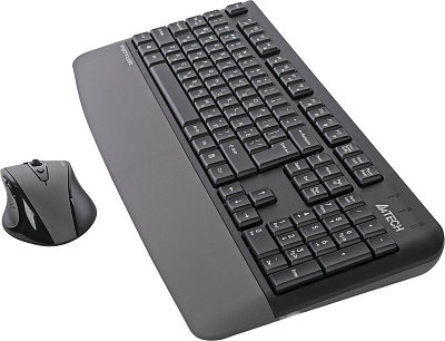 Клавиатура+мышь беспроводная A4tech Fstyler FG2500S Plus - Grey (A4T FG2500SPlus Grey)