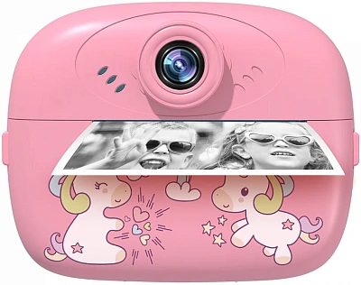 Фотоаппарат моментальной печати Leef LF-CAM-02, pink (LF-CAM-02-pink)