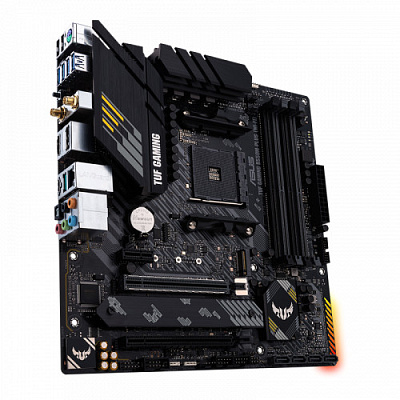 Материнская плата ASUS TUF GAMING B550M-PLUS WIFI II AM4 4xDDR4 4xSATA3 RAID 2xM.2 HDMI DP mATX (TUF GAMING B550M-PLUS WIFI II)