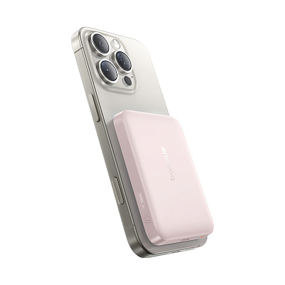 Портативный внешний аккумулятор Baseus EnerFill FM11 Ultra-Mini, 10000mAh 22.5W - Pink (E0026601)