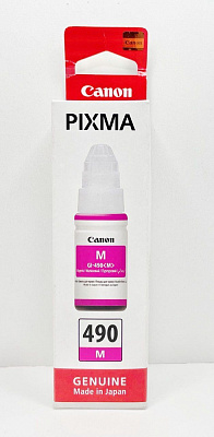 Чернила Canon GI-490  М   Magenta for G1400/2400/3400  70.0ml ( GI-490М)
