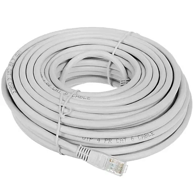 Патч-корд UTP Cablexpert PP6U-20M  кат.6, 20 м, литой, многожильный (серый) (PP6U-20M)