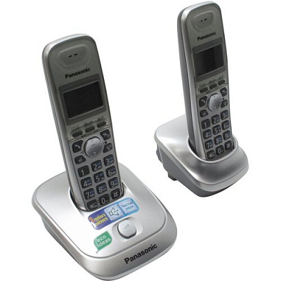 Радиотелефон PANASONIC KX-TG2512 (RUN) Титановый (KX-TG2512RUN)