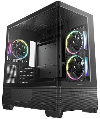 Корпус DeepCool CG380U 3F, Black (R-CG380U-BKAGM3-G)