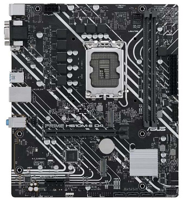 Материнская плата ASUS PRIME H610M-E D4-CSM, H610, 1700 BOX (PRIME H610M-E D4-CSM)