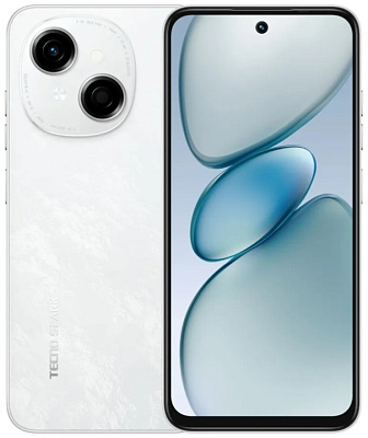 Смартфон Tecno Spark Go 1 (KL4/GLITTERY WHITE 3/64)
