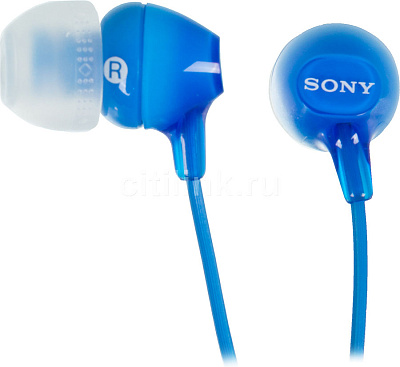 Наушники-вкладыши Sony MDREX15LPLI.AE, синий (MDREX15LPLI.AE)