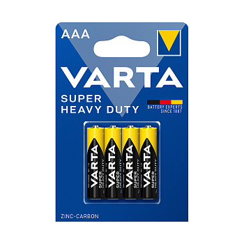 Батарейка VARTA Superlife Micro 1.5V - R03P/AAA 4 шт. в блистере (R03P Superlife)