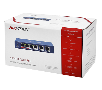 Коммутатор Hikvision DS-3E0106HP-E (DS-3E0106HP-E)