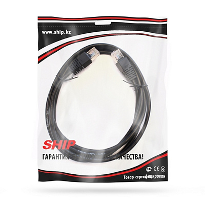 Патч Корд SHIP Cat.5e FTP LSZH RJ-45 1 м S4025BK0100-P (S4025BK0100-P)