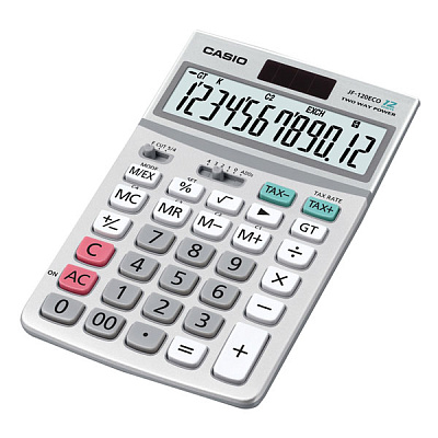 Калькулятор настольный CASIO JF-120ECO-W-EP (JF-120ECO-W-EP)