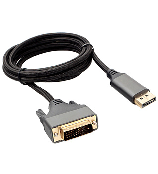 Кабель SVGA, DisplayPort to DVI, 1.8m, Cablexpert CC-DPM-DVIM-4K-6 (CC-DPM-DVIM-4K-6)
