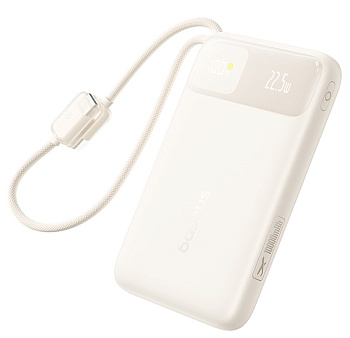 Портативный внешний аккумулятор Baseus EnerFill FC11, 10000mAh 22.5W - Beige (E0027R05)