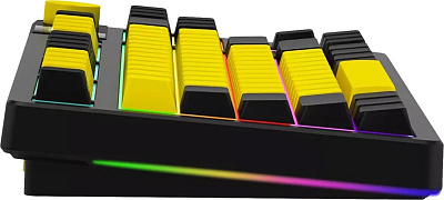 Клавиатура Lorgar KBP70TKLW, Black/yellow (LRG-KBP70TKLW-YL-RU)