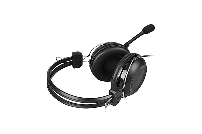 Гарнитура A4Tech HU-35, 2m, USB, Black (HU-35/BLACK)