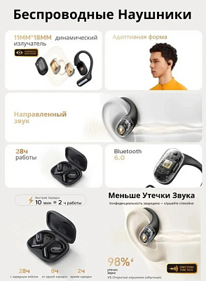 Беспроводные наушники Ugreen FitBuds WS213, White (65387)