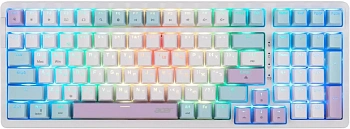 Клавиатура Acer OKW304 белый USB (ZL.KBDCC.01V)